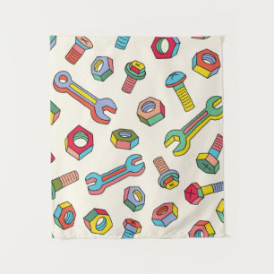 Tapiz Patrón de lavaparabrisas y tornillos