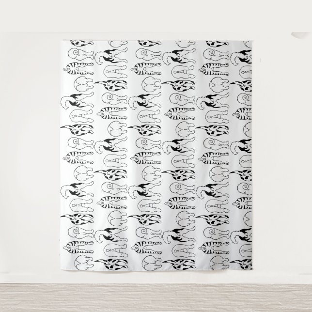 Tapiz Patrón de manchas de perro (Anverso)