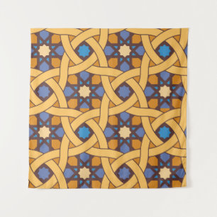 Tapiz Patrón de mosaico abstracto de estilo étnico