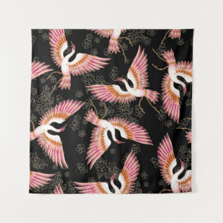 Tapiz Patrón de motivos de kimono japonés tradicional