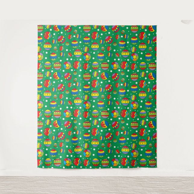 Tapiz patrón de navidades (Anverso)