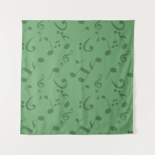 Tapiz Patrón de notas musicales