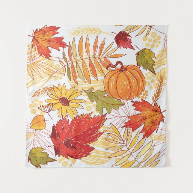 Tapiz Patrón de otoño (Anverso)