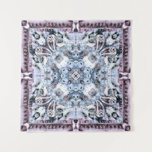 Tapiz Patrón de paisley: acuarela, chal dibujado a mano 