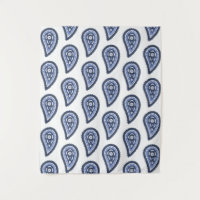 Patrón de Paisley Azul