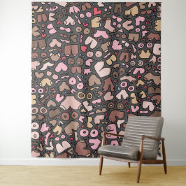 Tapiz Patrón de pecho neutro