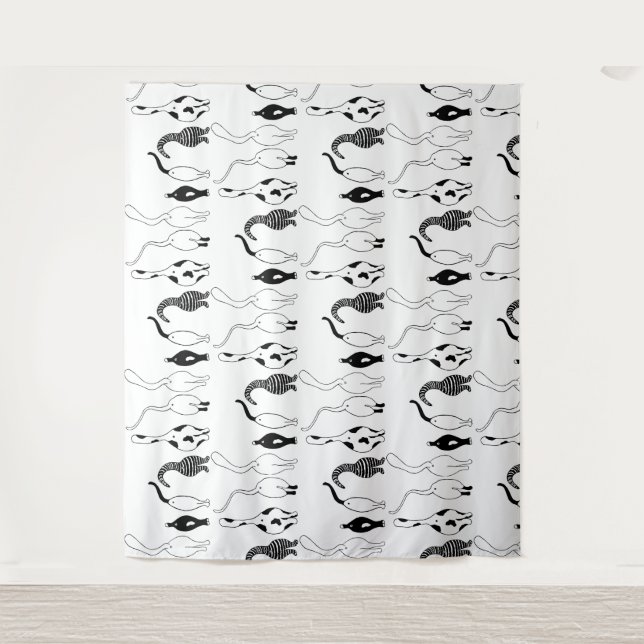 Tapiz Patrón de puntas de gato (Anverso)