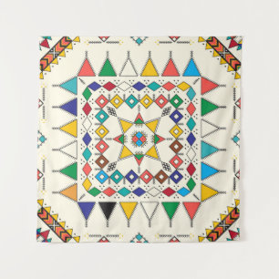Tapiz Patrón de repetición geométrica decorativa inspira