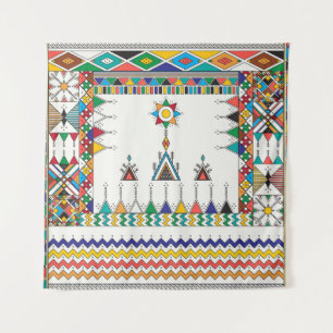 Tapiz Patrón de repetición geométrica decorativa inspira