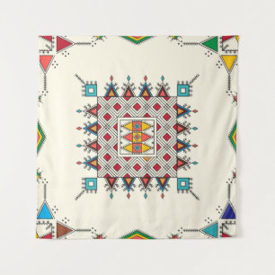 Tapiz Patrón de repetición geométrica decorativa inspira