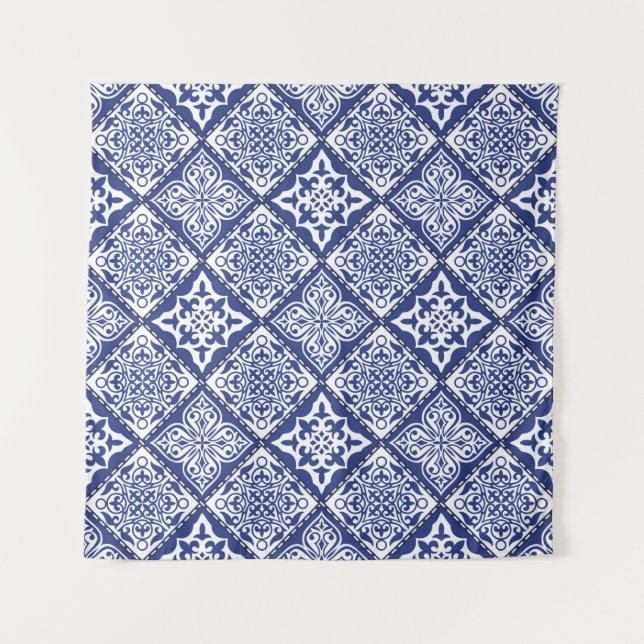 Tapiz patrón de retracción ininterrumpida abstracto vint (Anverso)