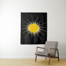 patrón de sol brillante de radiante amarillo brill