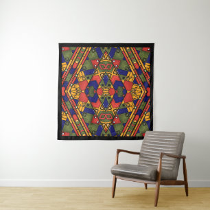 Tapiz Patrón de textura tradicional africano sin soldadu