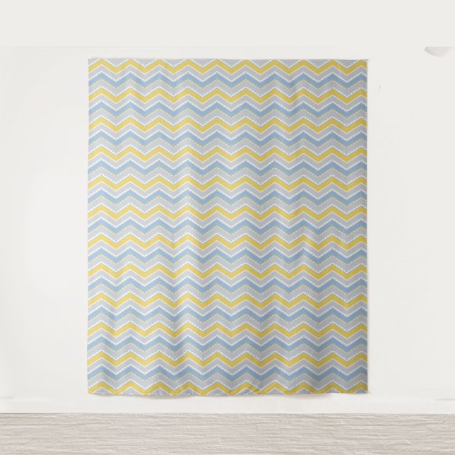 Tapiz Patrón de zigzag  (Anverso)