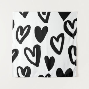 Tapiz Patrón del corazón: Valentine Vintage