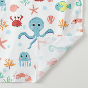 Tapiz Patrón del mundo marino