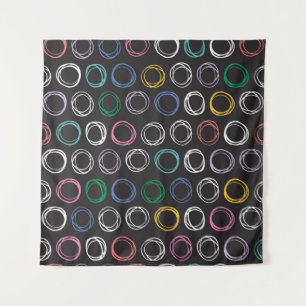 Tapiz Patrón dibujado a mano con líneas cepilladas sin c