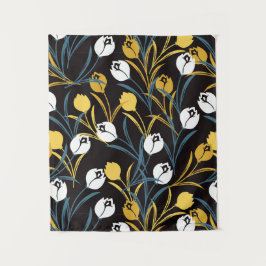 Tapiz Patrón elegante de flor tulipán