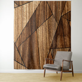 Tapiz Patrón elegante de madera moderna
