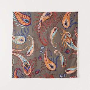 Tapiz Patrón elegante. ilustracion paisley. 