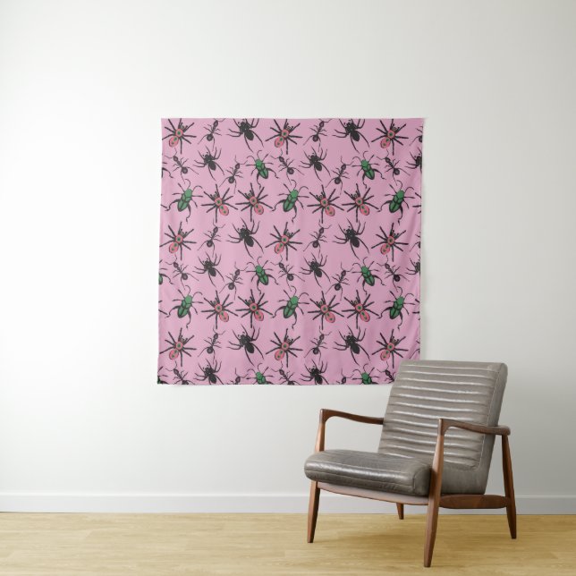 Tapiz Patrón floral colorido (In situ)
