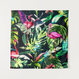 Tapiz Patrón floral de fondo sin brillo. Licencia tropic