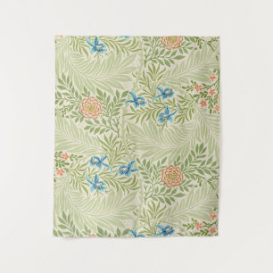 Tapiz Patrón floral de Larkspur de William Morris