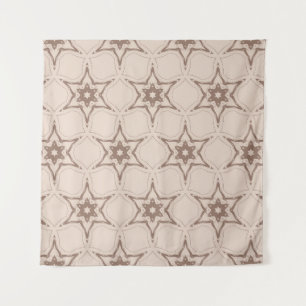 Tapiz Patrón floral geométrico decorativo. Ventilación s