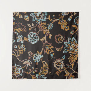 Tapiz Patrón floral inmaculado. Textura dibujada a mano
