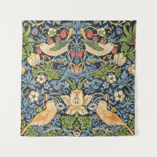Tapiz Patrón floral William Morris Strawberry Thef