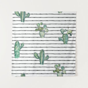 Tapiz Patrón fluido de cactus