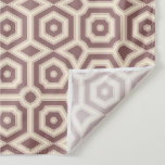 Tapiz patrón geométrico beige marrón art deco<br><div class="desc">patrón geométrico beige marrón art deco</div>