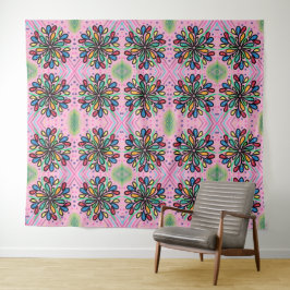 Tapiz patrón geométrico de gotas de agua