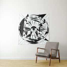 Tapiz Patrón geométrico de mandala