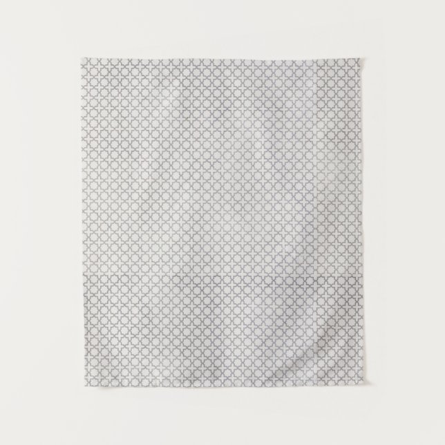 Tapiz Patrón geométrico islámico beige (Anverso)