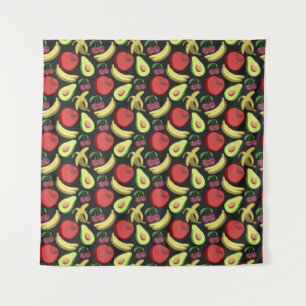Tapiz Patrón ininterrumpido de frutas fruta tropical c