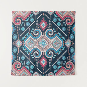 Tapiz Patrón ininterrumpido de la etnia tribal mexicana