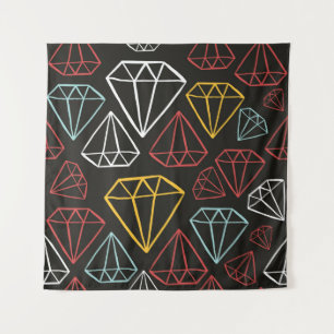 Tapiz patrón ininterrumpido vintage, elementos de diseño