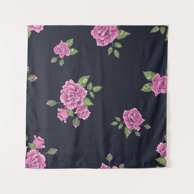 Tapiz Patrón inmaculado en forma de flor p (Anverso)