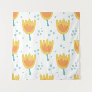 Tapiz Patrón inmaculado, lindos patrones de flores70