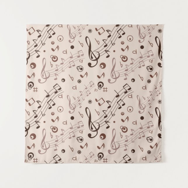 Tapiz Patrón musical (Anverso)