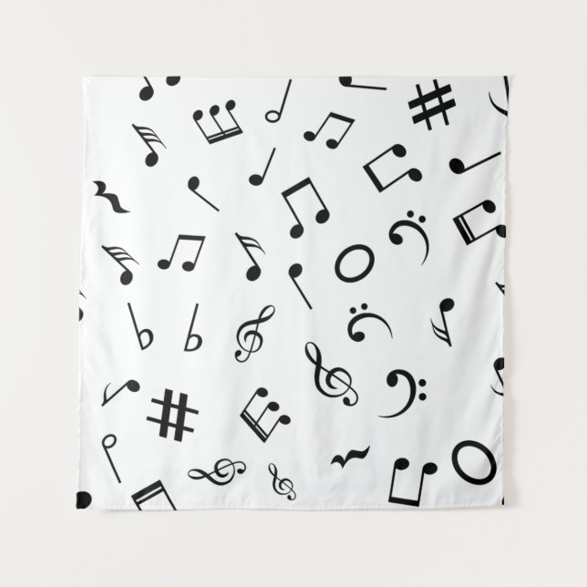 Tapiz Patrón musical (Anverso)