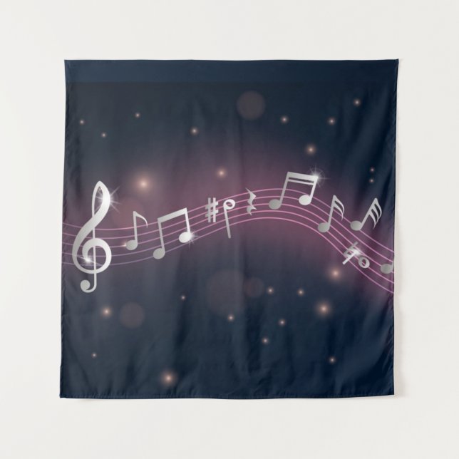 Tapiz Patrón musical (Anverso)