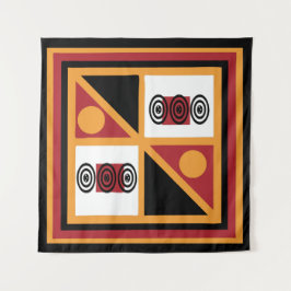 Tapiz Patrón ornamental de la tribu africana