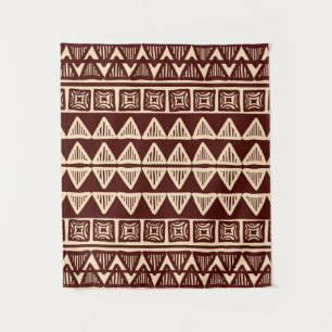Tapiz Patrón ornamental tribal a rayas