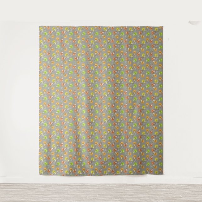 Tapiz Patrón Paisley. (Anverso)