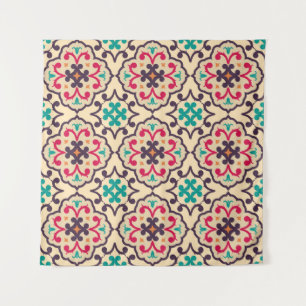 Tapiz Patrón retro: papel de pared, diseño textil