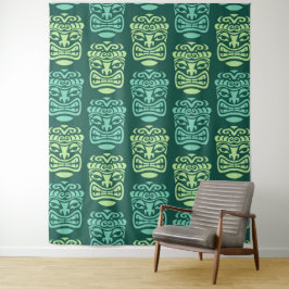 Tapiz Patrón retro tiki