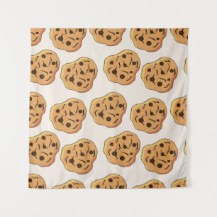 Tapiz Patrón sin fisuras de cookies antiguas. ilusiones 