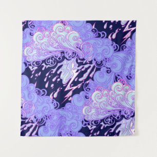 Tapiz Patrón sin foco. Clo decorativo de estilo retro